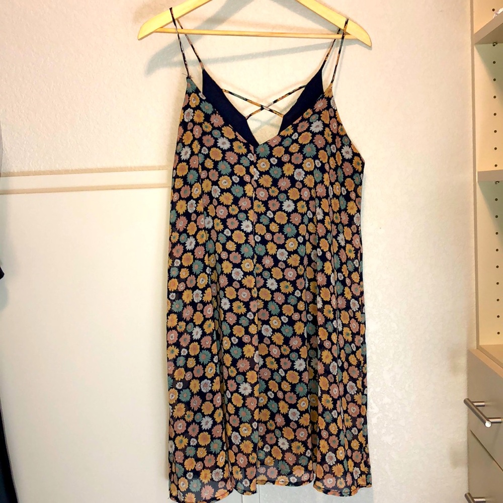 Strapped Shift Dress